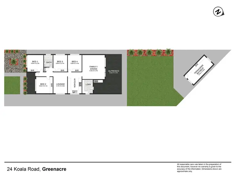 Floorplan of Homely house listing, 24 Koala Road, Greenacre NSW 2190
