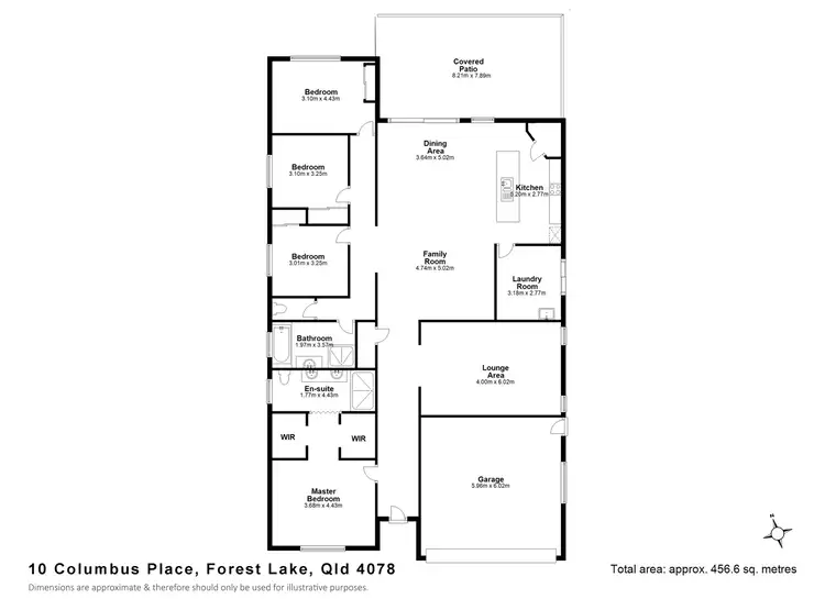 Floorplan of Homely house listing, 10 Columbus Place, Forest Lake QLD 4078