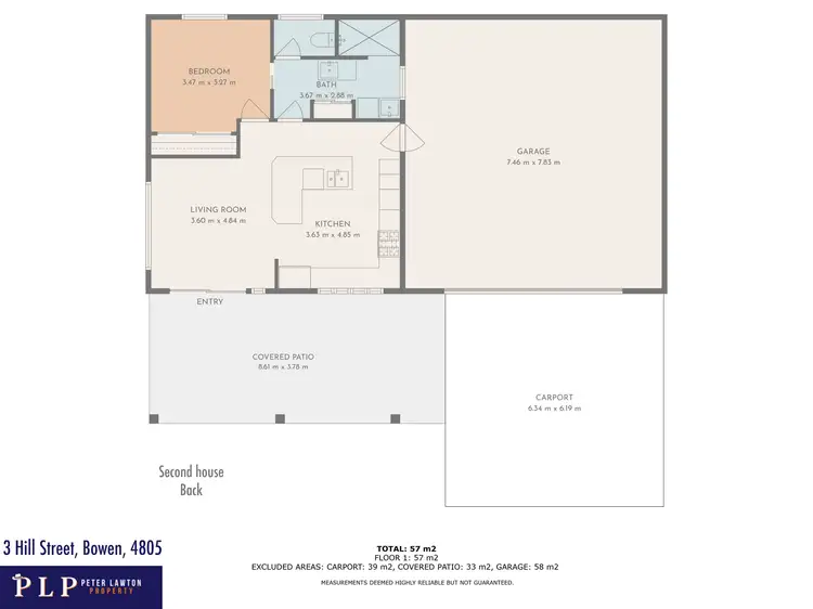 Floorplan of Homely house listing, 3 Hill Street, Bowen QLD 4805