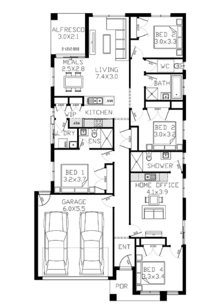 Floorplan of Homely other listing, Address available on request