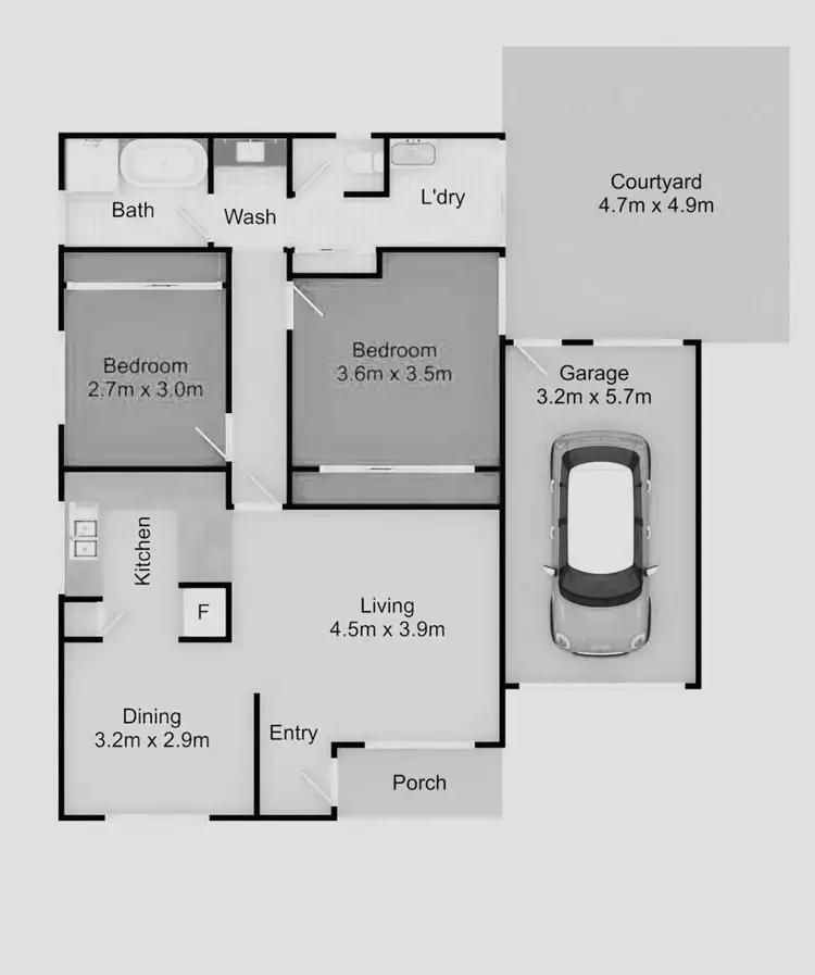 Floorplan of Homely villa listing, 4/119A George Street, East Maitland NSW 2323