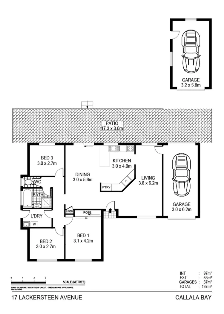 Floorplan of Homely house listing, 17 Lackersteen Street, Callala Bay NSW 2540