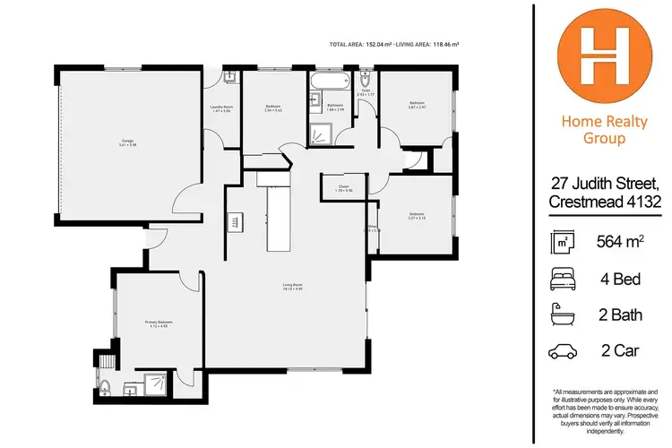 Floorplan of Homely house listing, 27 Judith Street, Crestmead QLD 4132