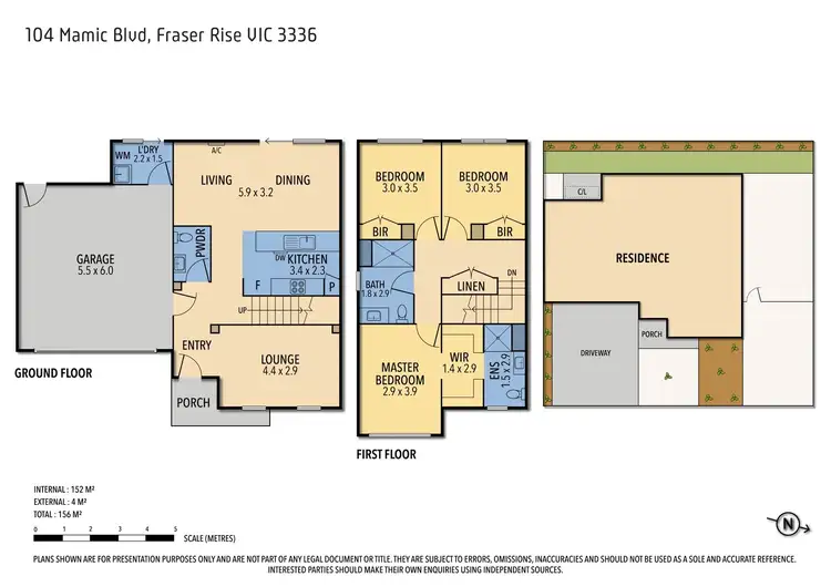 Floorplan of Homely house listing, 104 Mamic Boulevard, Fraser Rise VIC 3336