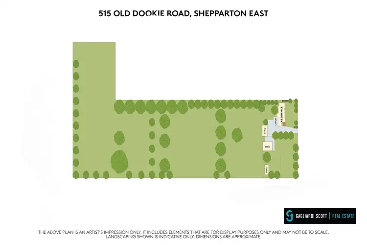 Floorplan of Homely rural property listing, 515 Old Dookie Road, Shepparton East VIC 3631