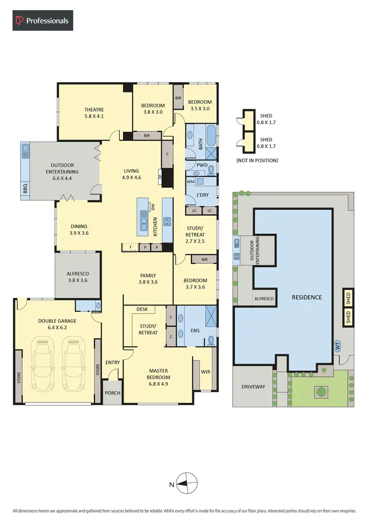 Floorplan of Homely house listing, 38 Domain Drive, Hillside VIC 3037