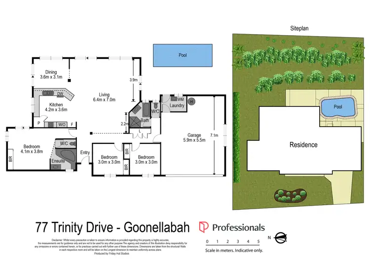 Floorplan of Homely house listing, 77 Trinity Drive, Goonellabah NSW 2480