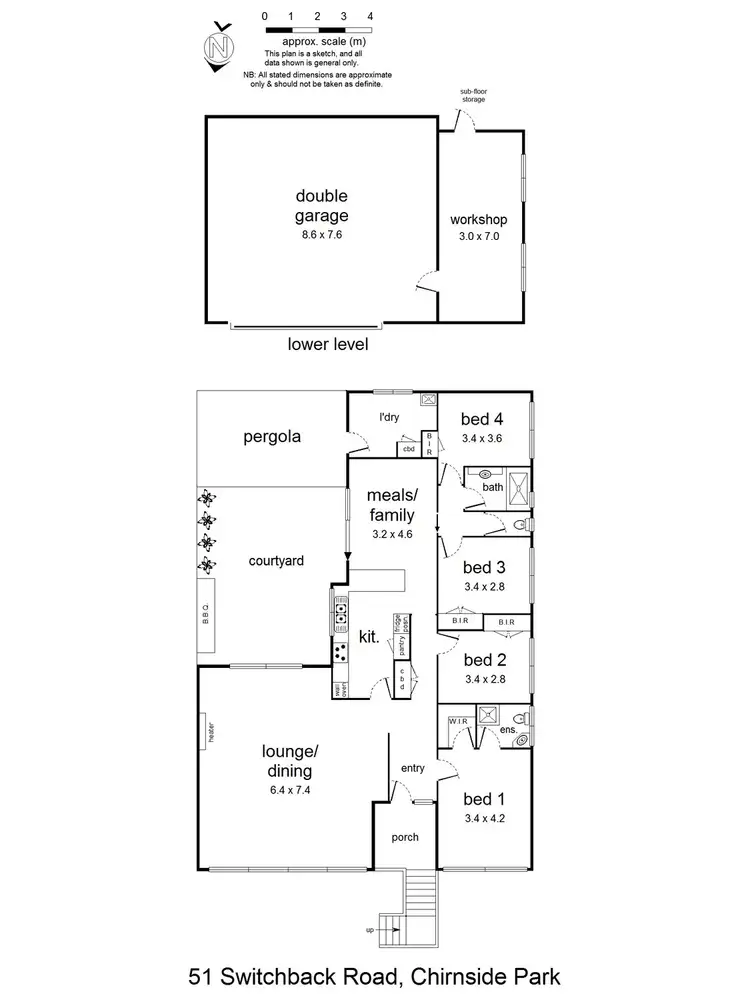 Floorplan of Homely house listing, 51 Switchback Road, Chirnside Park VIC 3116