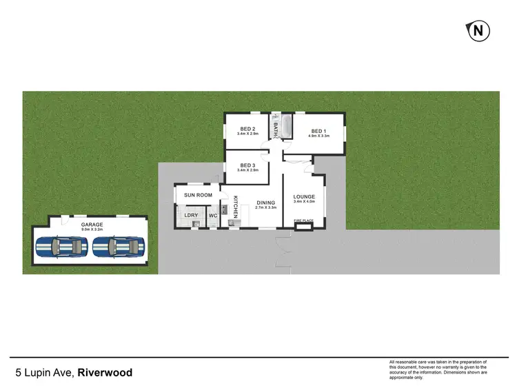 Floorplan of Homely house listing, 5 Lupin Avenue, Riverwood NSW 2210