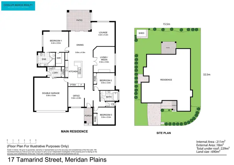 Floorplan of Homely house listing, 17 Tamarind Street, Meridan Plains QLD 4551