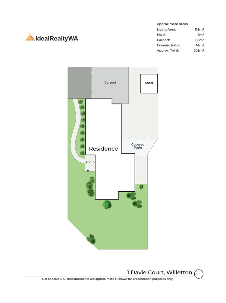 Floorplan of Homely house listing, 1 Davie Court, Willetton WA 6155