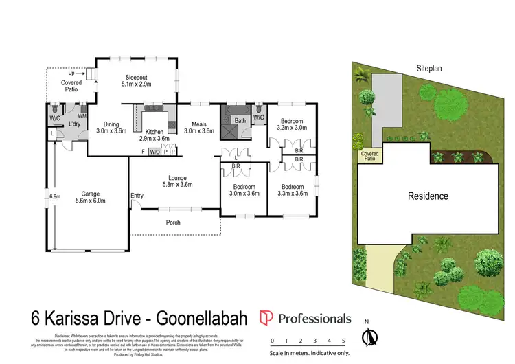 Floorplan of Homely house listing, 6 Karissa Drive, Goonellabah NSW 2480