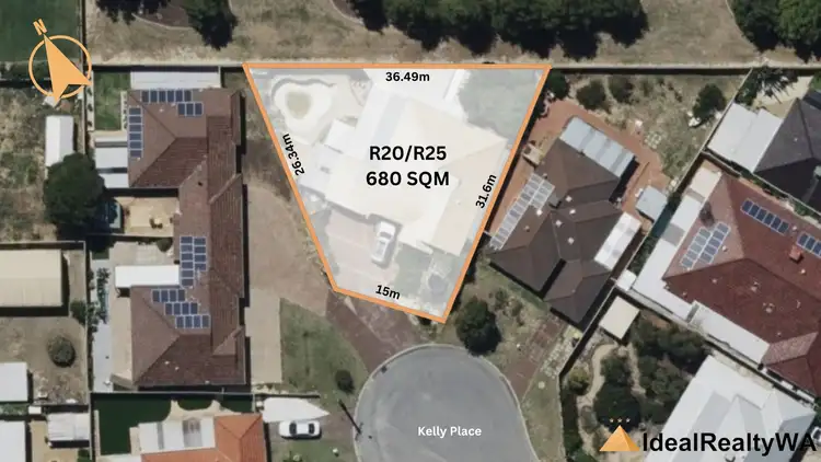 Floorplan of Homely house listing, 5 Kelly Place, Beckenham WA 6107