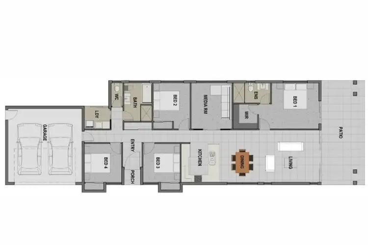 Floorplan of Homely house listing, 21 Porcupine Way, Mount Peter QLD 4869