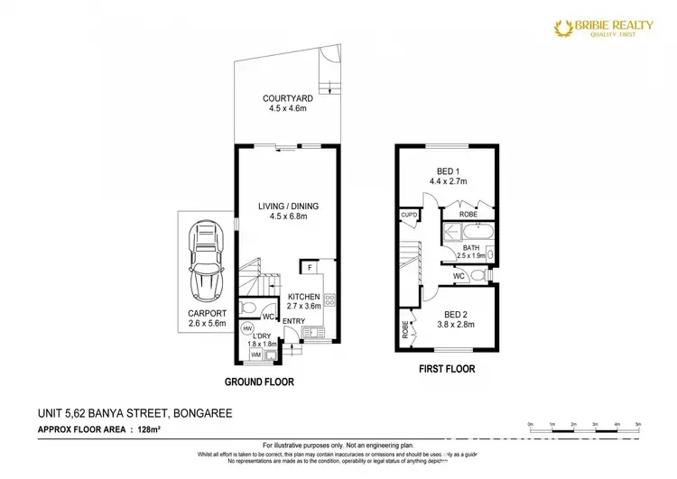 Floorplan of Homely unit listing, 5/62 Banya Street, Bongaree QLD 4507