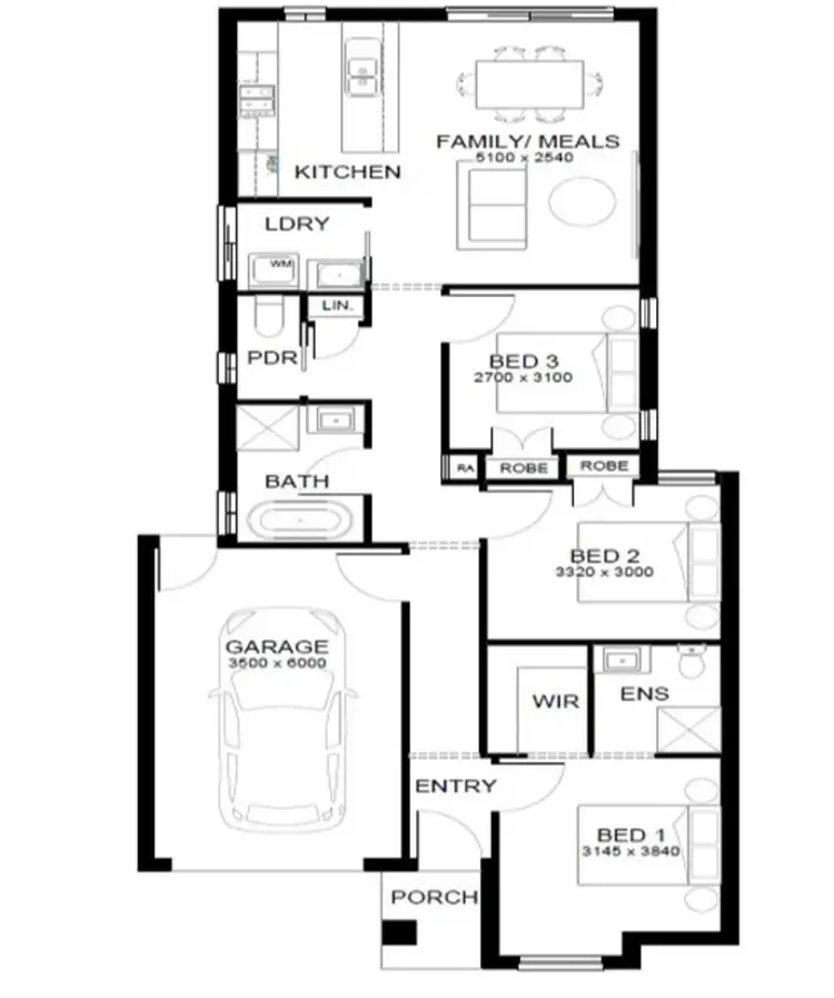 Floorplan of Homely other listing, Address available on request