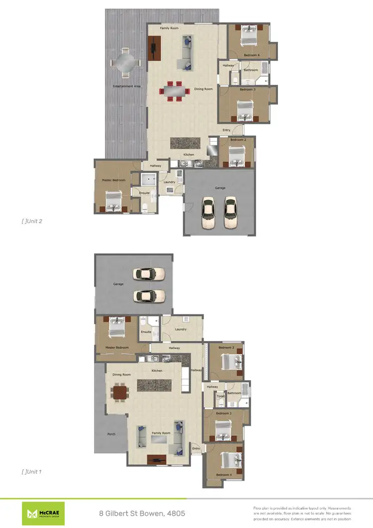 Floorplan of Homely villa listing, 2/8 Gilbert Street, Bowen QLD 4805