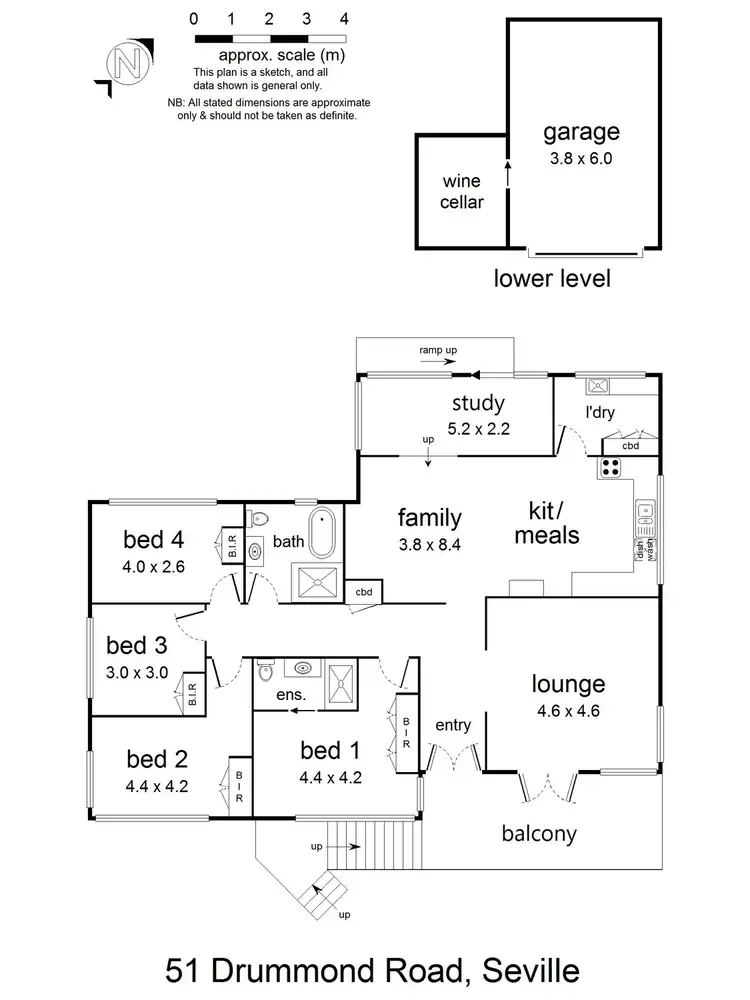 Floorplan of Homely house listing, 51 Drummond Road, Seville VIC 3139