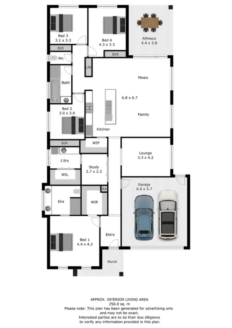 Floorplan of Homely house listing, 45 Mortimer Terrace, Leneva VIC 3691