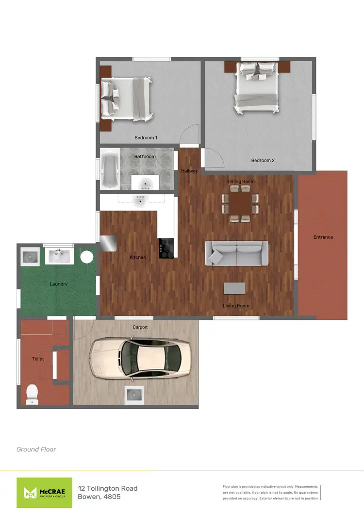 Floorplan of Homely house listing, 12 Tollington Road, Bowen QLD 4805
