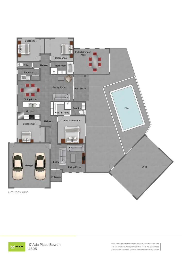 Floorplan of Homely house listing, 17 Ada Place, Bowen QLD 4805