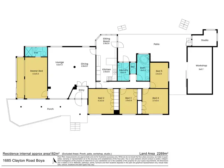 Floorplan of Homely house listing, 1685 Clayton Road, Boya WA 6056