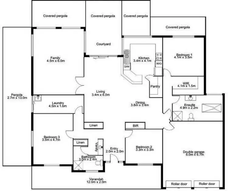 Floorplan of Homely house listing, 28 George Francis Drive, Mount Compass SA 5210