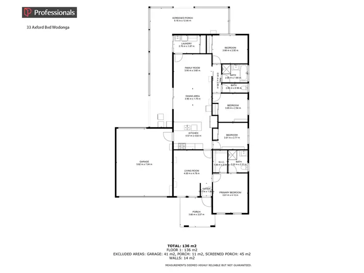 Floorplan of Homely house listing, 33 Axford Boulevard, Wodonga VIC 3690