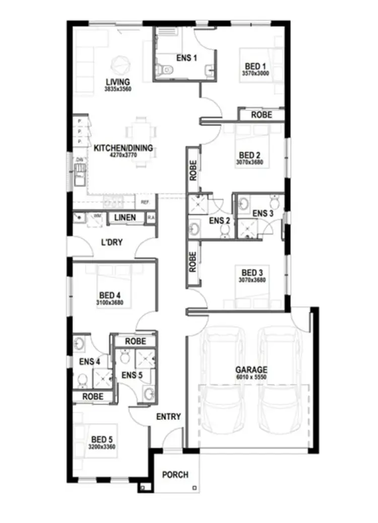 Floorplan of Homely other listing, Address available on request