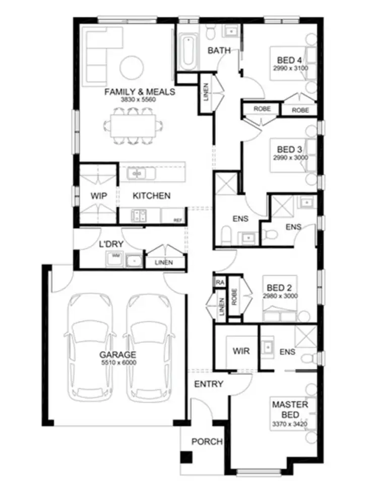 Floorplan of Homely other listing, Address available on request