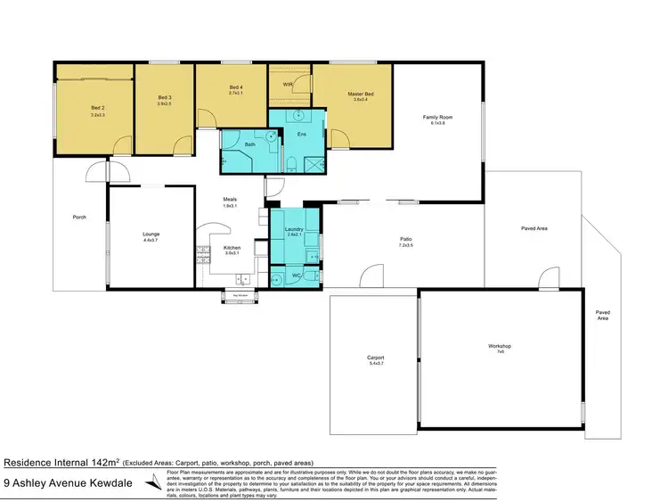 Floorplan of Homely house listing, 9 Ashley Avenue, Kewdale WA 6105