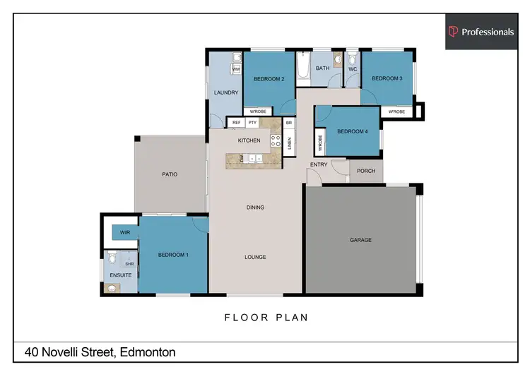 Floorplan of Homely house listing, 40 Novelli Street, Edmonton QLD 4869