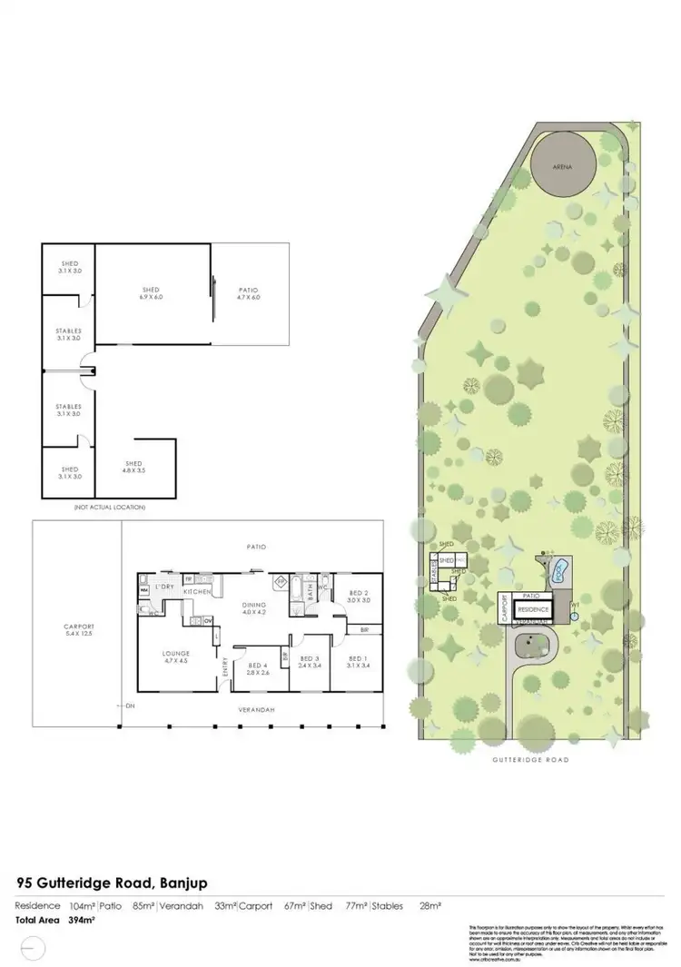 Floorplan of Homely house listing, 95 Gutteridge Road, Banjup WA 6164