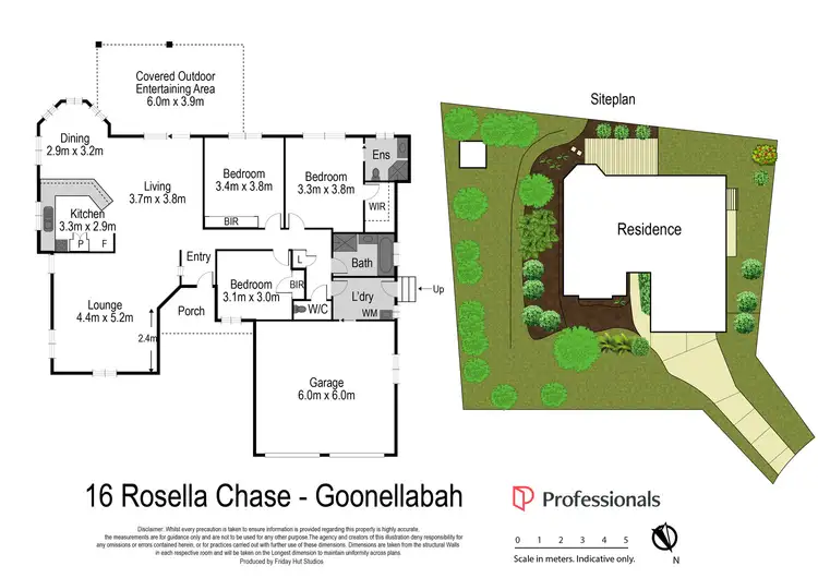 Floorplan of Homely house listing, 16 Rosella Chase, Goonellabah NSW 2480