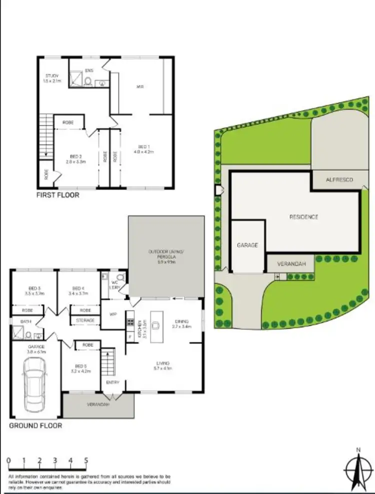 Floorplan of Homely house listing, 6 Islington Crescent, Greenacre NSW 2190