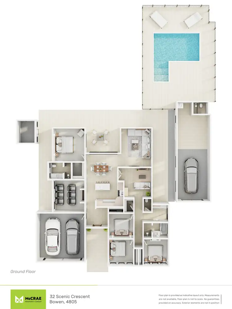 Floorplan of Homely house listing, 32 Scenic Crescent, Bowen QLD 4805
