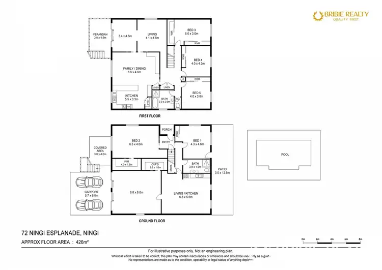 Floorplan of Homely house listing, 72 Ningi Esplanade, Ningi QLD 4511