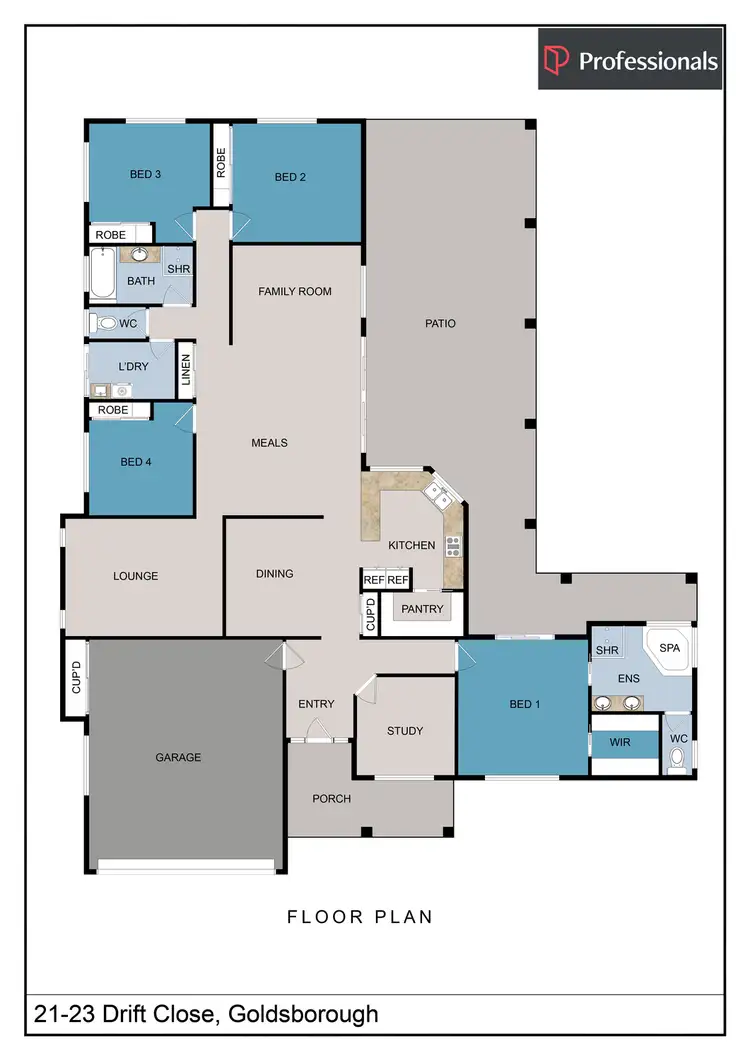 Floorplan of Homely house listing, 21-23 Drift Close, Goldsborough QLD 4865