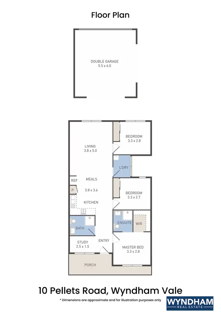 Floorplan of Homely house listing, 10 Pellets Road, Wyndham Vale VIC 3024