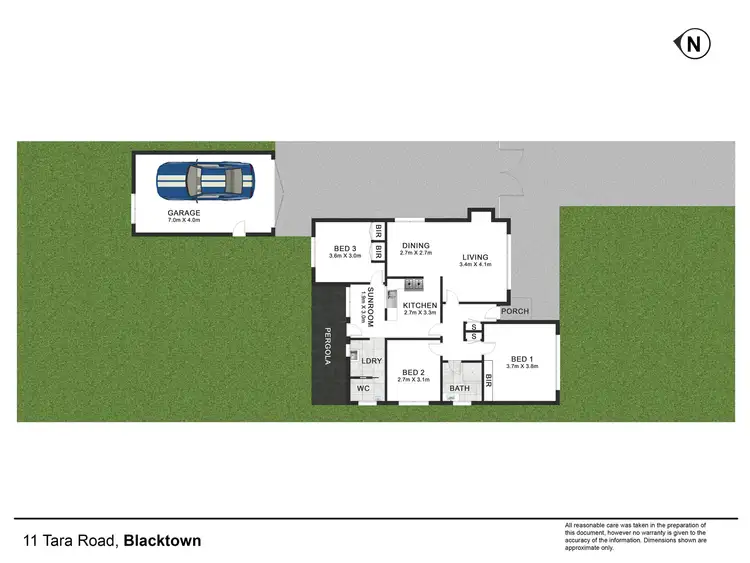 Floorplan of Homely house listing, 11 Tara Road, Blacktown NSW 2148