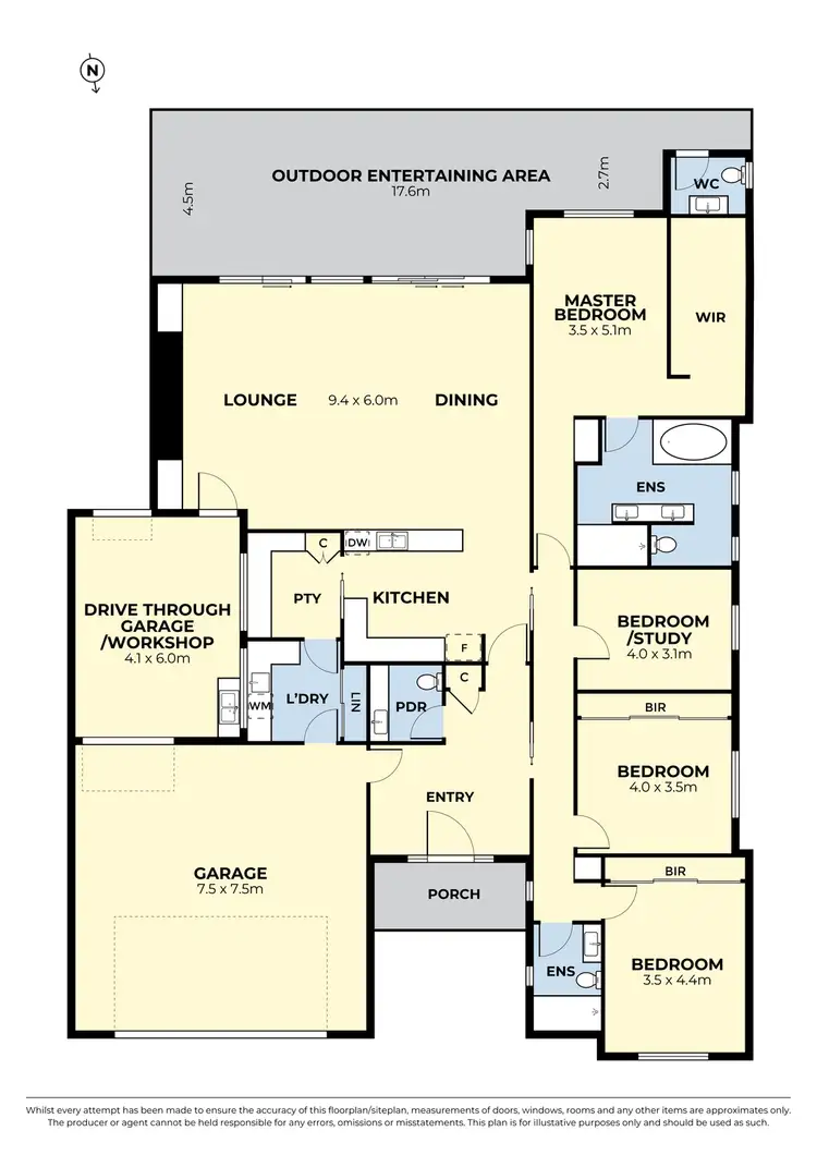 Floorplan of Homely house listing, 36 Cottesloe Parade, Taylors Hill VIC 3037