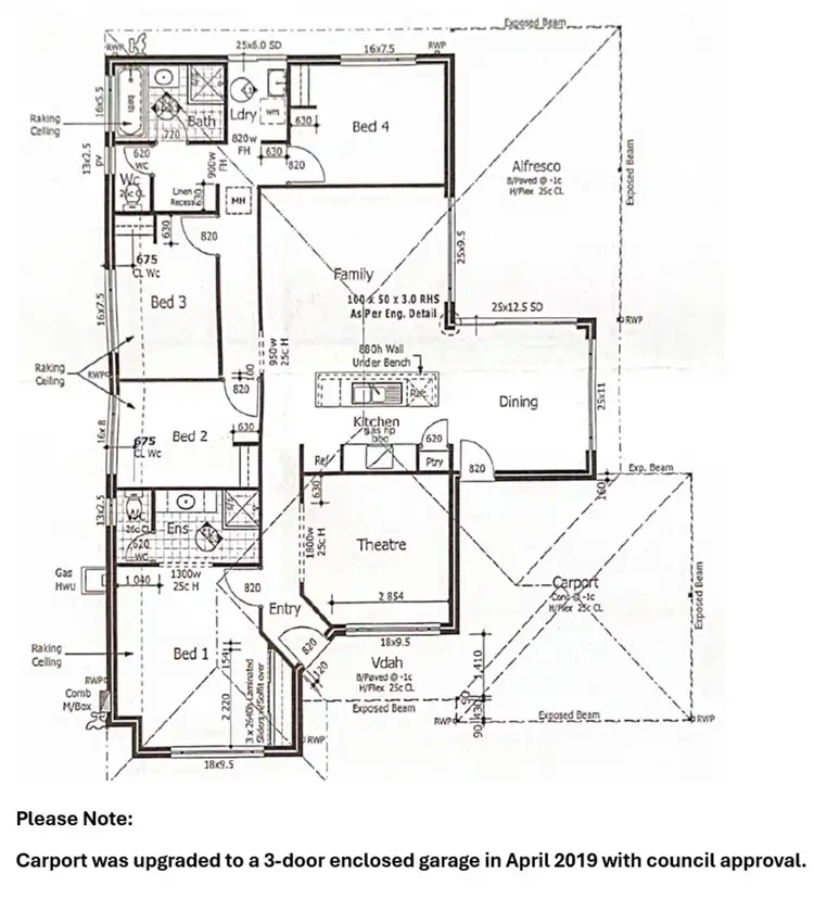 Floorplan of Homely house listing, 82 Myerson Crescent, Maida Vale WA 6057