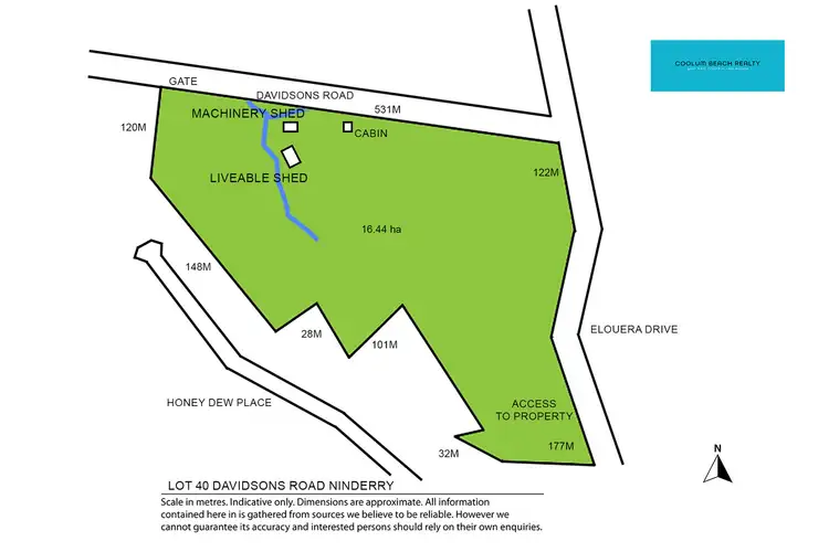 Floorplan of Homely land listing, LOT Lot, 40 Davisons Road, Ninderry QLD 4561