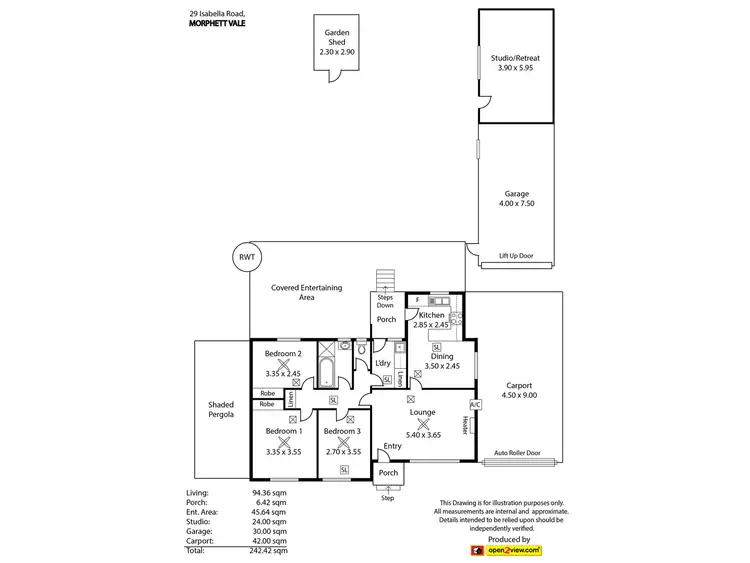 Floorplan of Homely house listing, 29 Isabella Road, Morphett Vale SA 5162