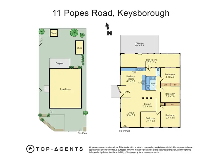 Floorplan of Homely house listing, 11 Popes Road, Keysborough VIC 3173