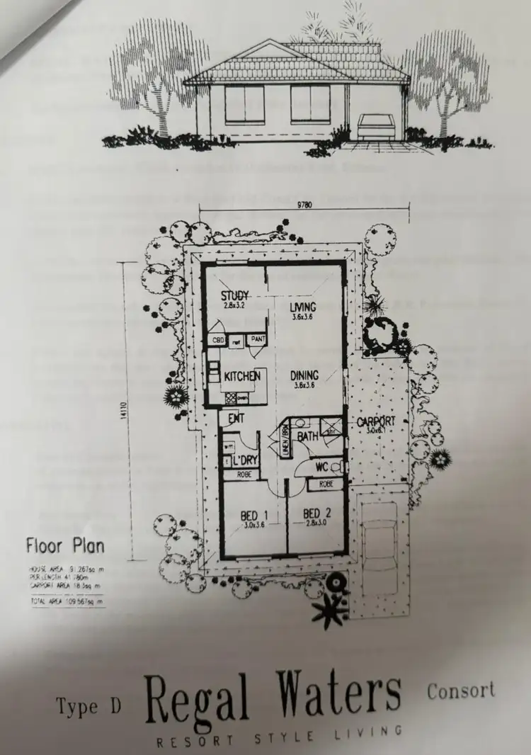 Floorplan of Homely retirement listing, 133/16 Holzheimer Road, Bethania QLD 4205