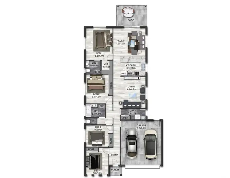 Floorplan of Homely house listing, 13 Collie Crescent, Ormeau Hills QLD 4208