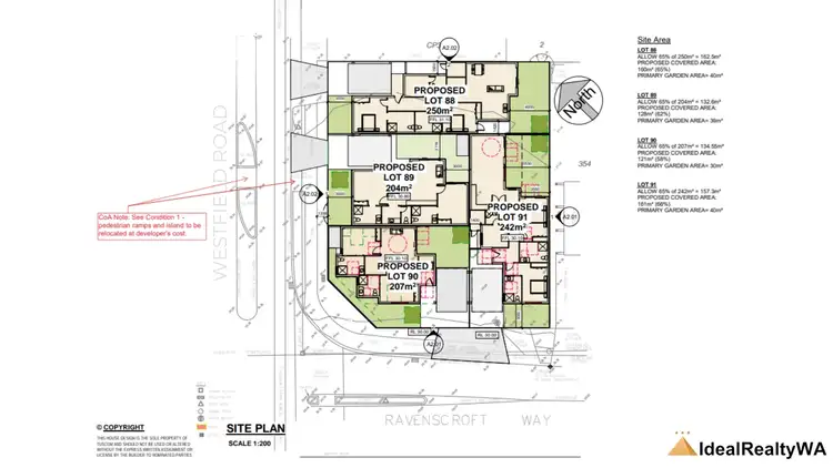 Floorplan of Homely land listing, 2 Ravenscroft Way, Kelmscott WA 6111