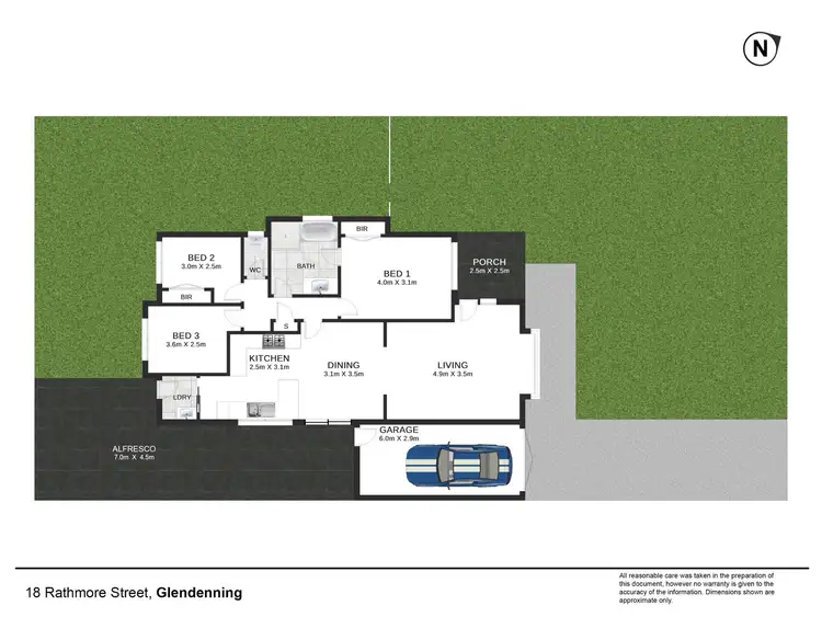 Floorplan of Homely house listing, 18 Rathmore Circuit, Glendenning NSW 2761