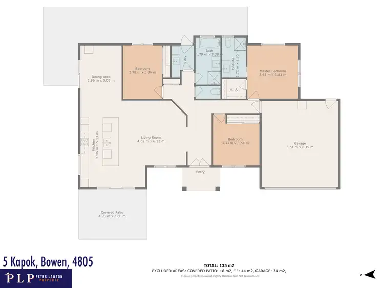 Floorplan of Homely house listing, 5 Kapok Road, Bowen QLD 4805